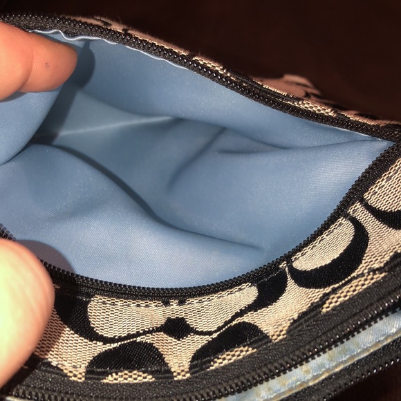 COACH Black Jacquard Signature C Top Zipper Swingaway Crossbody Adj Shoulder Bag - Picture 14 of 16